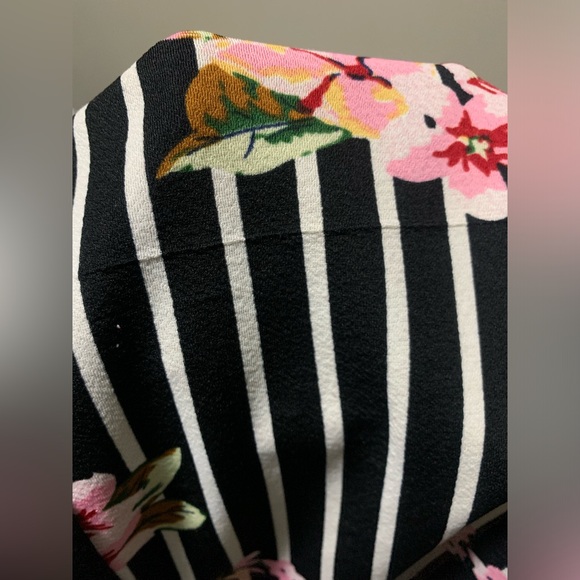 Women's floral / stripe jumpsuit - Picture 5 of 5